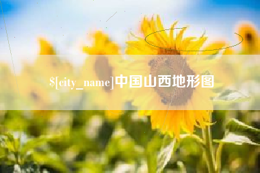 湛江中国山西地形图