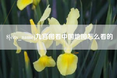 湛江九宫图看中国地图怎么看的