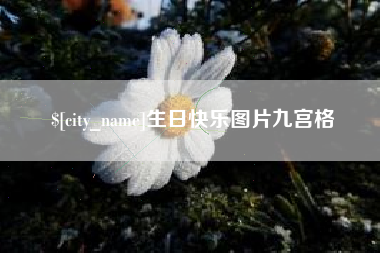 湛江生日快乐图片九宫格