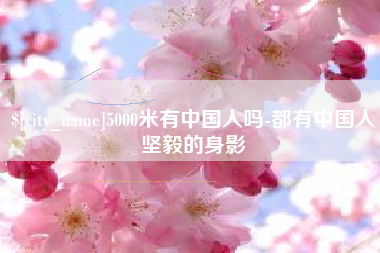 湛江5000米有中国人吗-都有中国人坚毅的身影