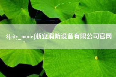湛江浙安消防设备有限公司官网
