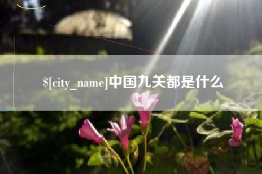 湛江中国九关都是什么