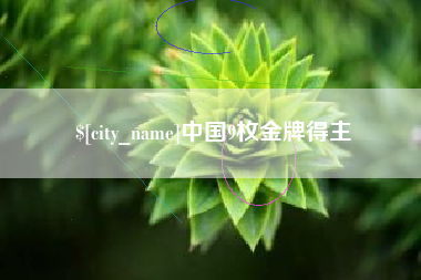 湛江中国9枚金牌得主