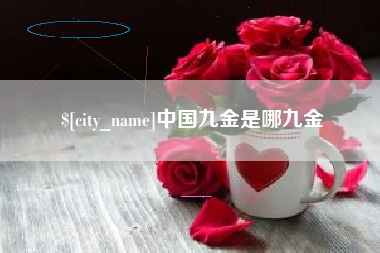湛江中国九金是哪九金