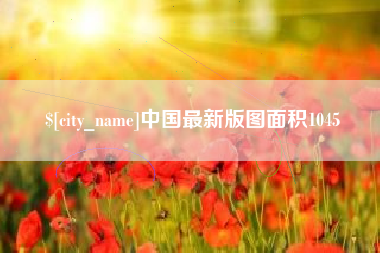 湛江中国最新版图面积1045