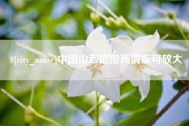 湛江中国山西地图高清版可放大