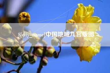 湛江中国地域九宫版图