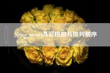 湛江九宫格图片排列顺序