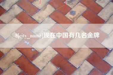 湛江现在中国有几名金牌