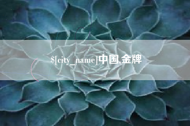 湛江中国,金牌