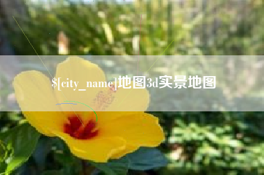 湛江地图3d实景地图