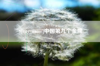 湛江中国第九个金牌
