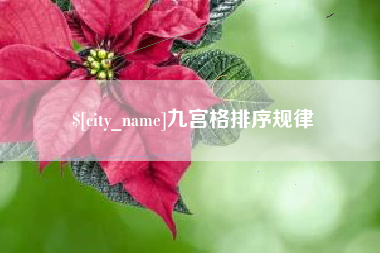 湛江九宫格排序规律