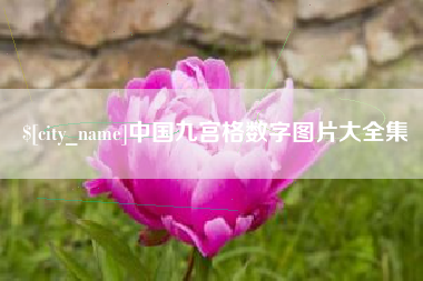 湛江中国九宫格数字图片大全集