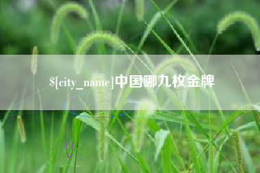 湛江中国哪九枚金牌