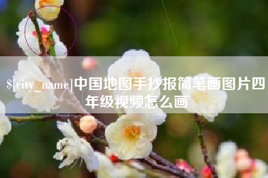 湛江中国地图手抄报简笔画图片四年级视频怎么画