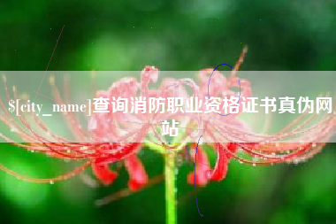 湛江查询消防职业资格证书真伪网站