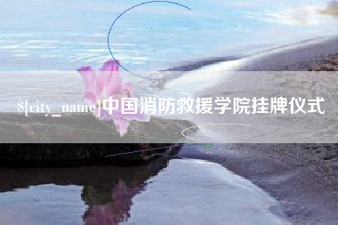 湛江中国消防救援学院挂牌仪式