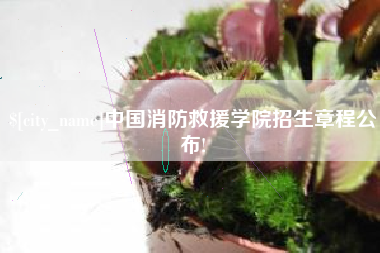 湛江中国消防救援学院招生章程公布!