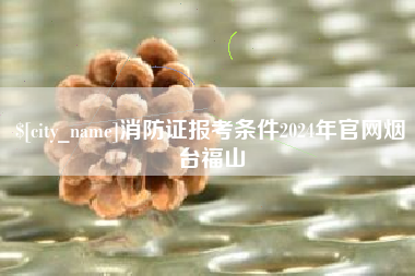 湛江消防证报考条件2024年官网烟台福山