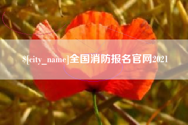 湛江全国消防报名官网2021